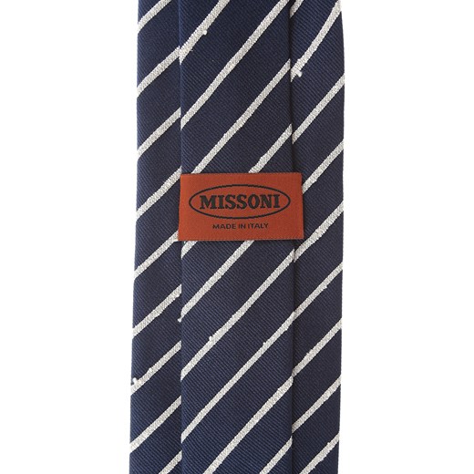 Wielokolorowy krawat Missoni w paski 