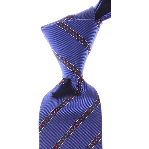 Niebieski krawat Missoni 