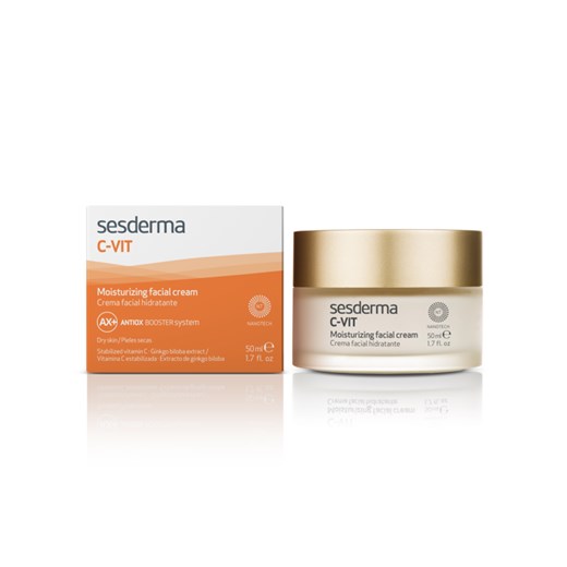 Sesderma - C-VIT Moistrurizing Facial Cream, krem nawilżający do twarzy, 50 ml Sesderma  uniwersalny Livinia