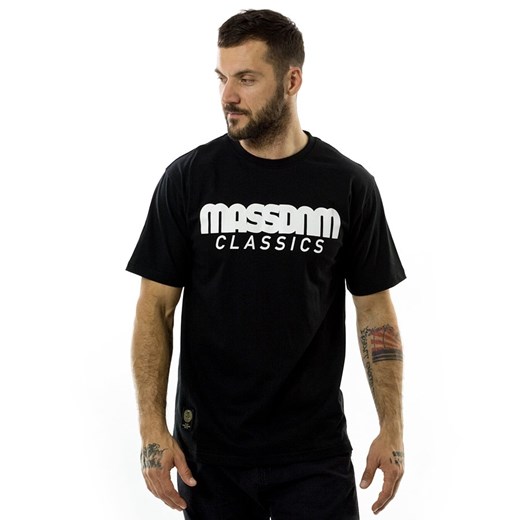 T-shirt męski Mass Denim w stylu młodzieżowym z krótkim rękawem 