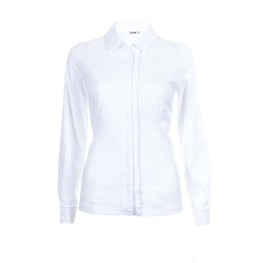 Bluzka bawełniana Eliza biała marki Top-Bis