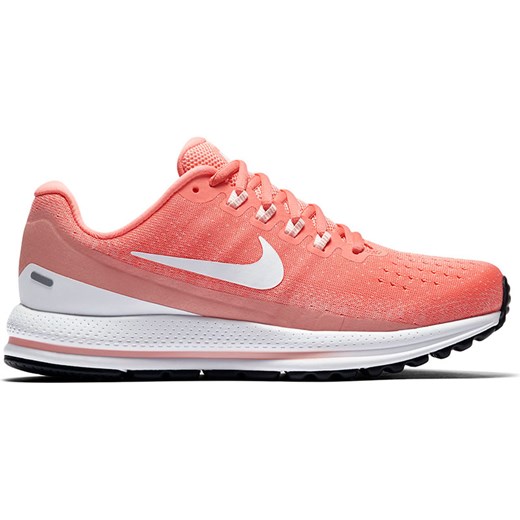 Buty sportowe damskie różowe Nike do biegania zoom sznurowane 