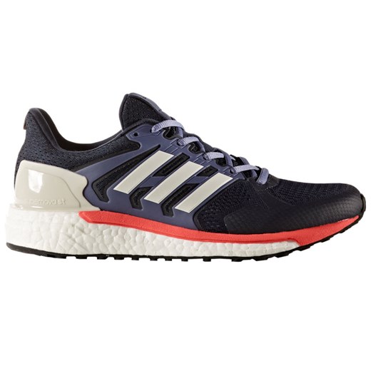 Buty sportowe damskie Adidas do biegania sznurowane na platformie z gumy 