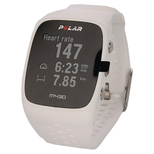 zegarek sportowy z funkcją GPS POLAR M430 WHITE 90064407