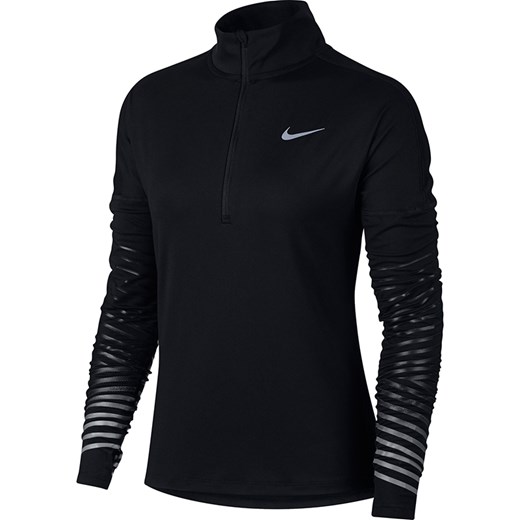 bluza do biegania damska NIKE DRY FLASH ELEMENT HALF ZIP / 856608-010