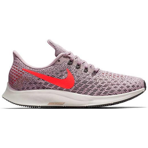 Nike buty sportowe damskie dla biegaczy zoom różowe sznurowane bez wzorów 