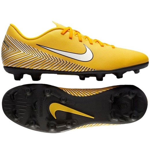 Buty sportowe męskie Nike mercurial żółte skórzane 
