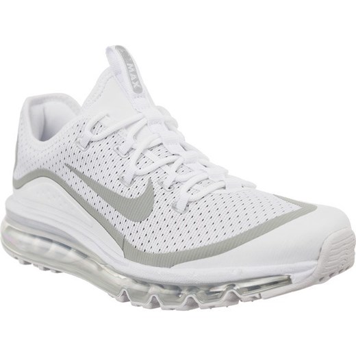 Buty sportowe męskie Nike białe sznurowane z tkaniny 