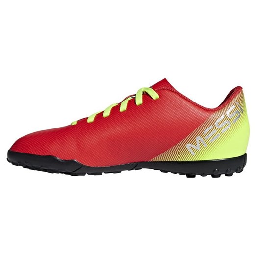 Buty sportowe dziecięce Adidas czerwone wiązane gładkie 
