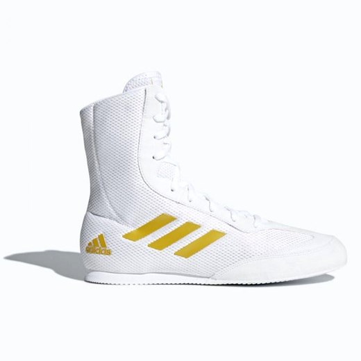 Buty sportowe męskie Adidas białe zamszowe sznurowane 