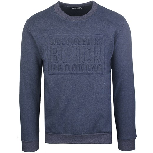 Bluza Męska Ocieplona Bez Kaptura BL27 Indigo