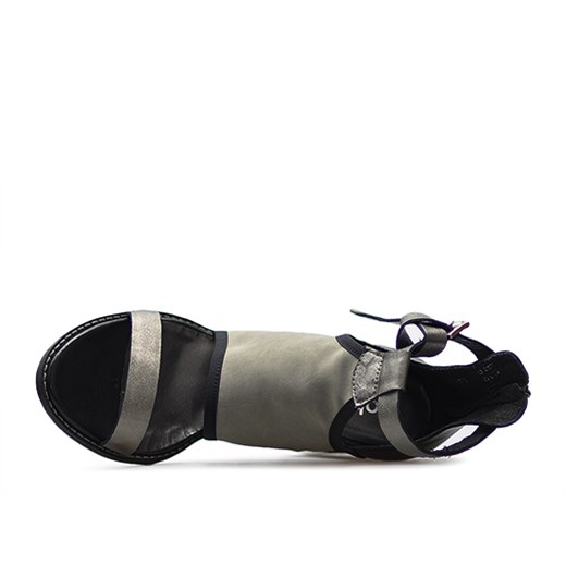 Sandały Robson 6071 Czarne/Beżowe lico