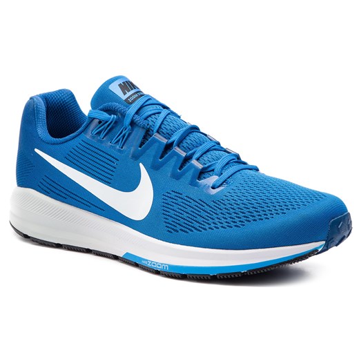 Buty sportowe męskie Nike zoom wiązane niebieskie 