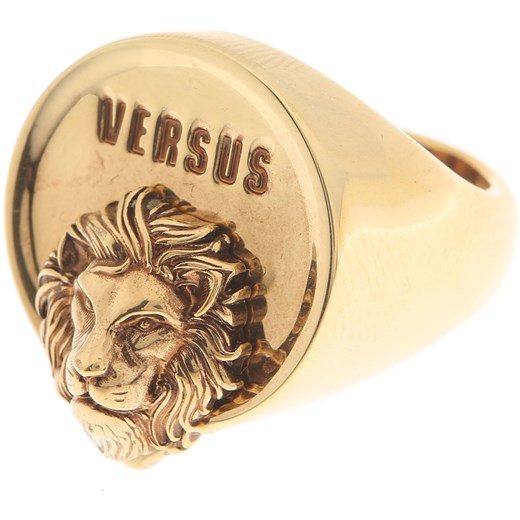 Versace Pierścionek dla Mężczyzn, antyczny złoty, Mosiądz, 2019, L M S Versace S RAFFAELLO NETWORK