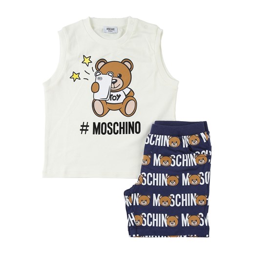 Odzież dla niemowląt wielokolorowa Moschino wiosenna 
