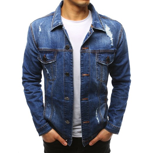 Kurtka męska jeansowa niebieska (tx2634) Dstreet  XL 