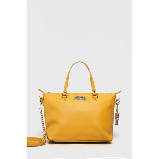 Shopper bag Desigual żółta 