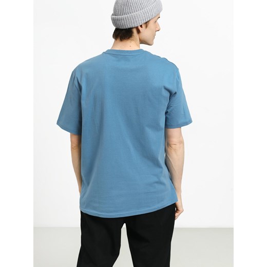 T-shirt męski Element niebieski z krótkim rękawem 