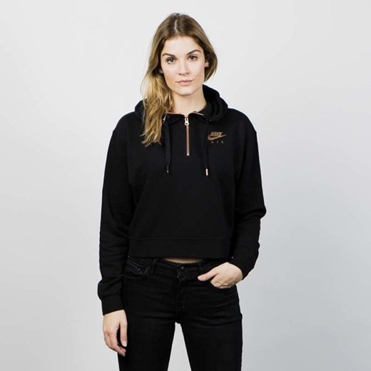 Bluza sportowa czarna Nike z aplikacjami  