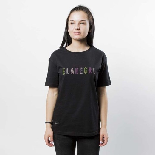 Koszulka damska Elade T-Shirt GRL Rainbow spot black Elade  XS bludshop.com