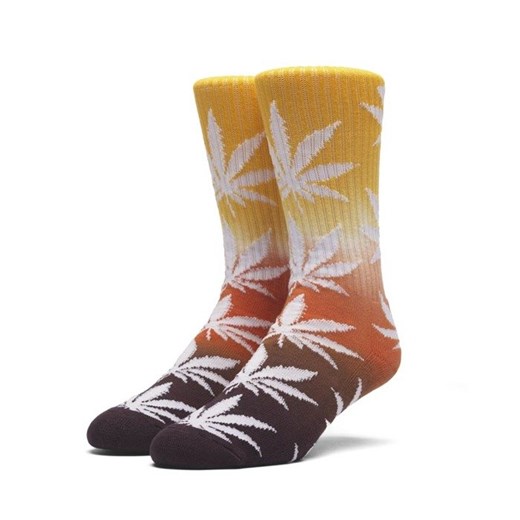 Skarpety HUF Tri-Fade Plantlife Crew Sock orange / infrared / purple  Huf uniwersalny bludshop.com