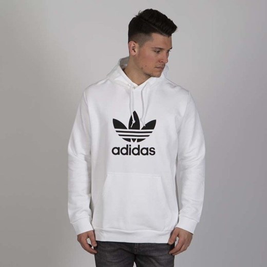 Bluza sportowa Adidas Originals biała na jesień 