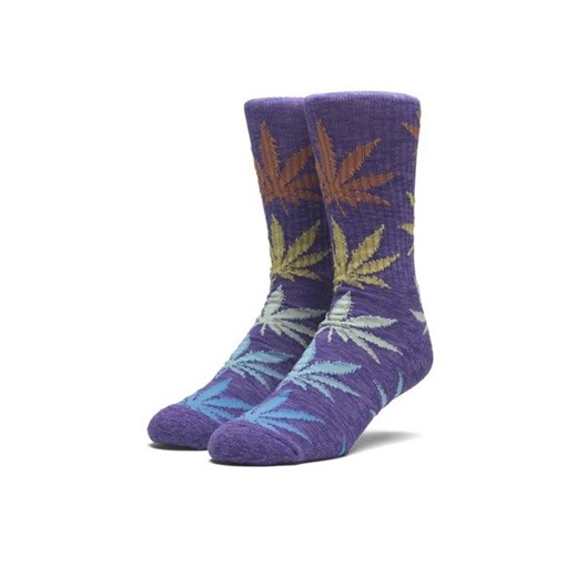 Skarpety HUF Melange Plantlife Socks purple Huf  uniwersalny bludshop.com