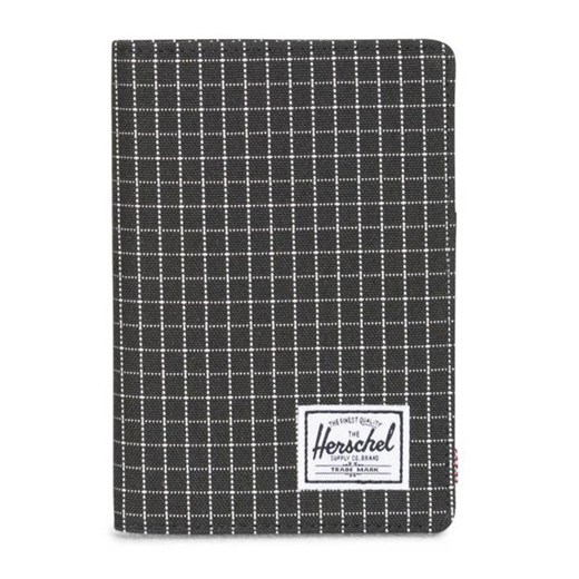 Herschel folder Raynor + Passport Holder black grid 10373-01579 uniwersalny okazyjna cena bludshop.com