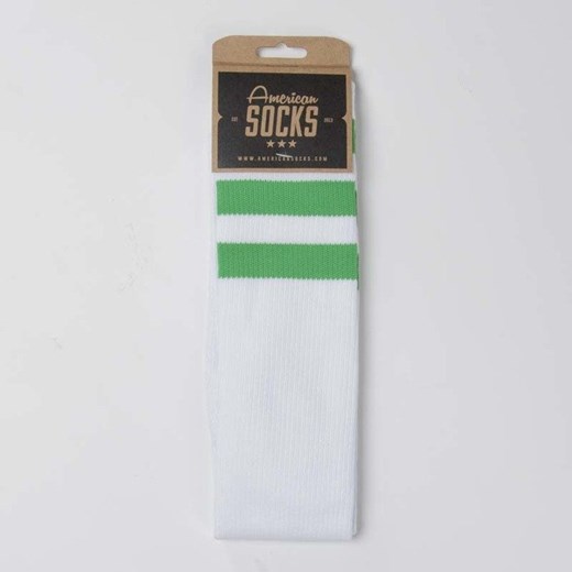 Skarpety American Socks Green Day - Knee High white / green - green - green  American Socks uniwersalny bludshop.com