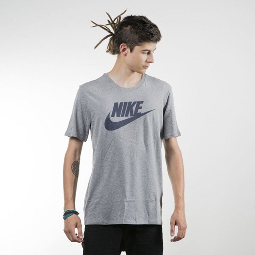Nike koszulka t-shirt Futura Icon heather grey (696707-091)  Nike XXL bludshop.com
