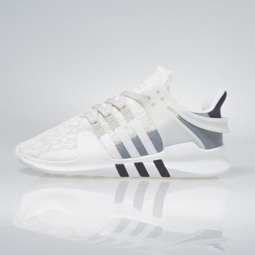 Adidas Originals buty sportowe damskie sneakersy equipment sznurowane białe na płaskiej podeszwie 