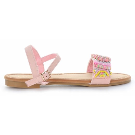 Oryginalne Sandały Damskie z ozdobami firmy Gatisa Różowe (kolory)