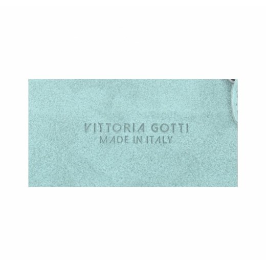 Małe Torebki Skórzane Listonoszki firmy Vittoria Gotti  wykonane w całości z Zamszu Naturalnego Miętowe (kolory)