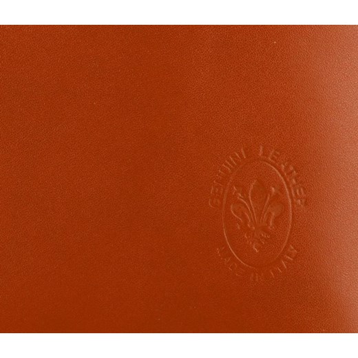 Klasyczna Torebka Listonoszka Skórzana Genuine Leather Pelle Ruda (kolory)