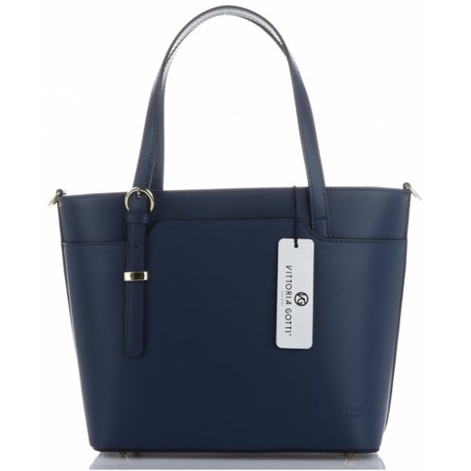 Shopper bag Vittoria Gotti skórzana elegancka duża 