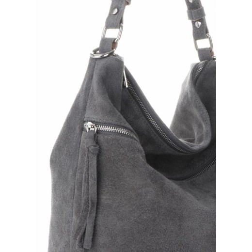 Shopper bag Genuine Leather mieszcząca a5 bez dodatków 