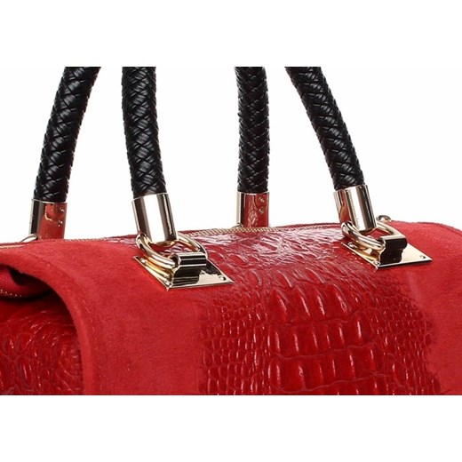Elegancki kufer skórzany Aligator Czerwony (kolory)