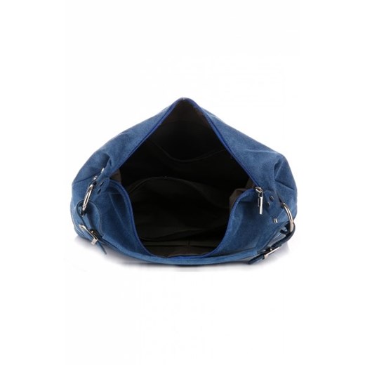 Uniwersalne Włoskie Torebki Skórzane Genuine Leather Niebieska (kolory)