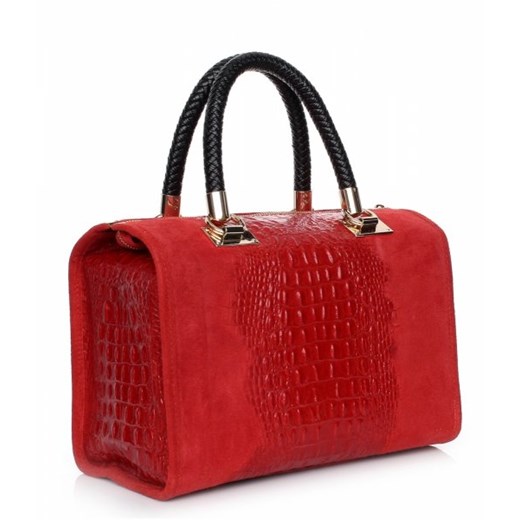 Elegancki kufer skórzany Aligator Czerwony (kolory)