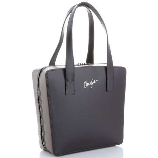 Shopper bag Vittoria Gotti ze skóry matowa elegancka 