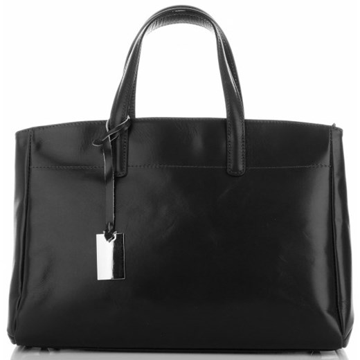 Shopper bag Genuine Leather na ramię duża bez dodatków 