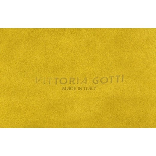 Vittoria Gotti Uniwersalne Torebki Skórzane z wysokiej jakości Zamszu Naturalnego Włoski Shopper w rozmiarze XXL Żółty (kolory)