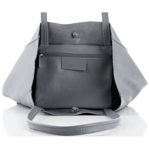 Shopper bag Vittoria Gotti na ramię mieszcząca a4 bez dodatków