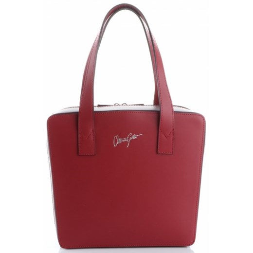 Shopper bag Vittoria Gotti matowa bez dodatków ze skóry elegancka duża 