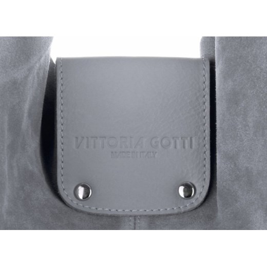 Duża Torba Skórzana Shopper XXL Vittoria Gotti Made in Italy zamsz naturalny wysokiej jakości Jasno Szara szary PaniTorbalska Duża Torba Skórzana Shopper XXL Vittoria Gotti Made in Italy zamsz naturalny wysokiej jakości Jasno Szara szary PaniTorbalska