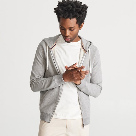 Reserved - Bluza z bawełny organicznej - Szary  Reserved XL 
