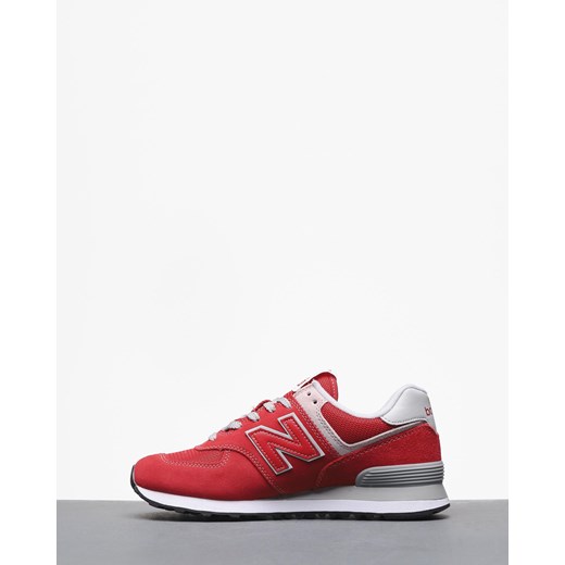 Czerwone buty sportowe męskie New Balance new 575 sznurowane 