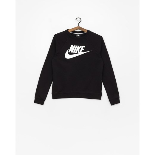 Bluza damska Nike czarna młodzieżowa krótka bawełniana 