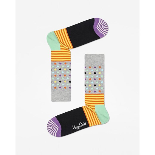Skarpetki Happy Socks Stripe And Dots (heather grey/black/multi) Happy Socks  41-46 Roots On The Roof