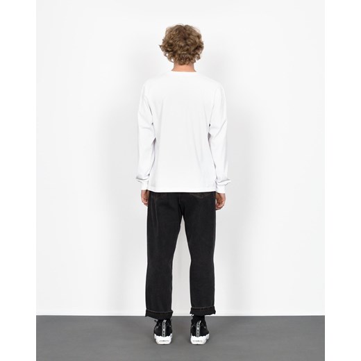 Longsleeve Stussy Stock Crew (white)  Stussy L Roots On The Roof